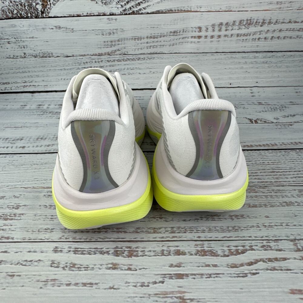 Hoka Skyward X 2 Womens US 8.5 B Running Shoes White Neon Yuzu - Picture 5 of 10